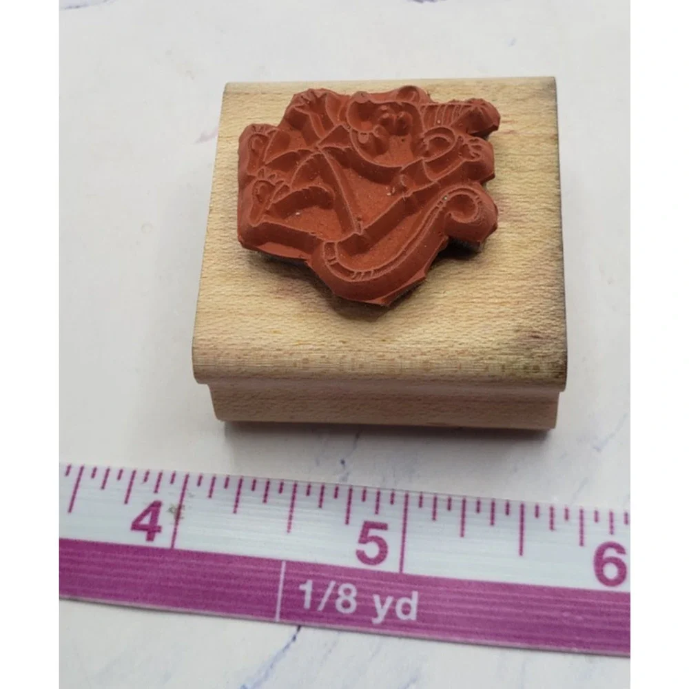 Stampin Up Happy Party Mouse Wood Mounted Rubber Stamp - Picture 7 of 7